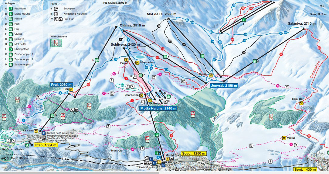 Scuol ski area
